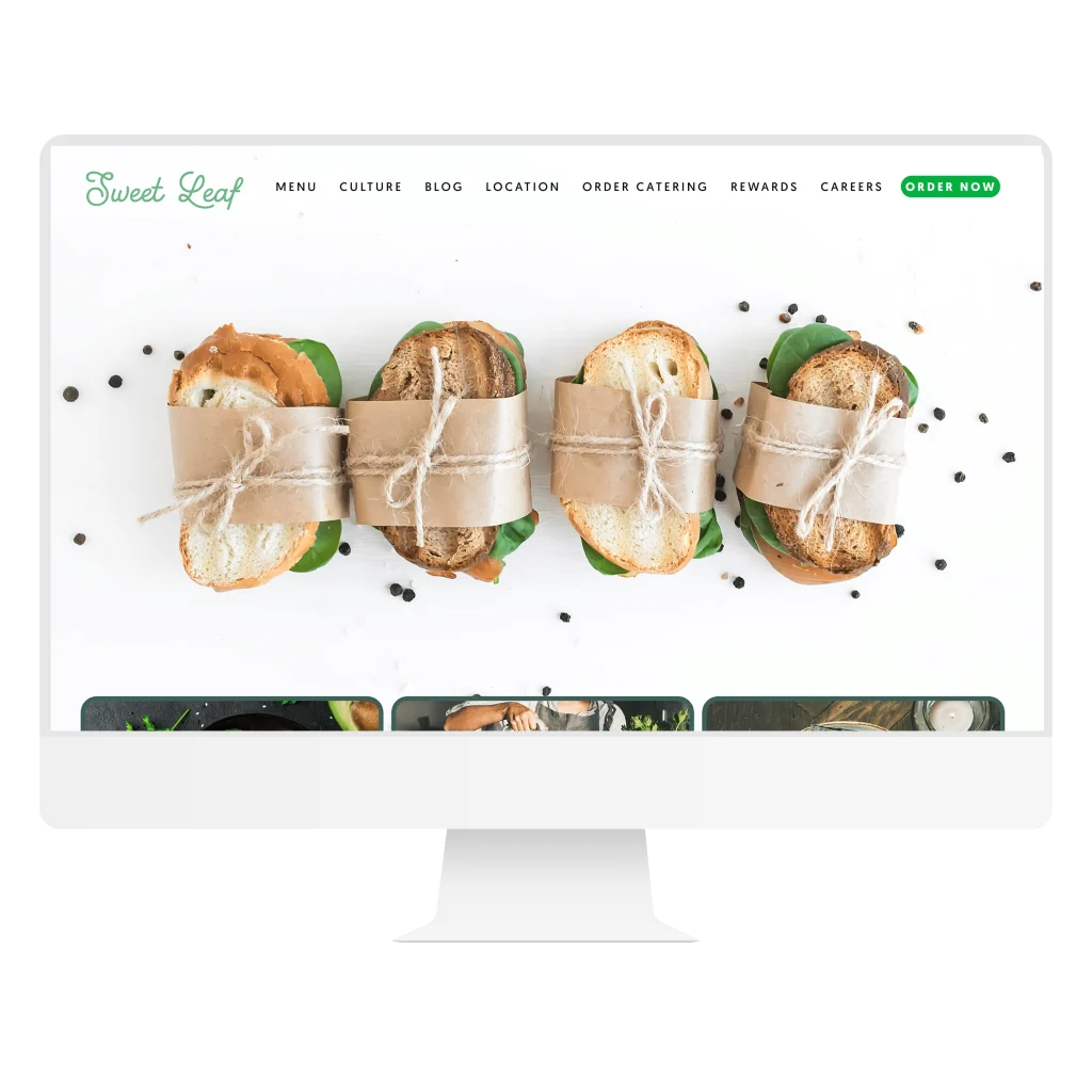 E-commerce membership website design preview