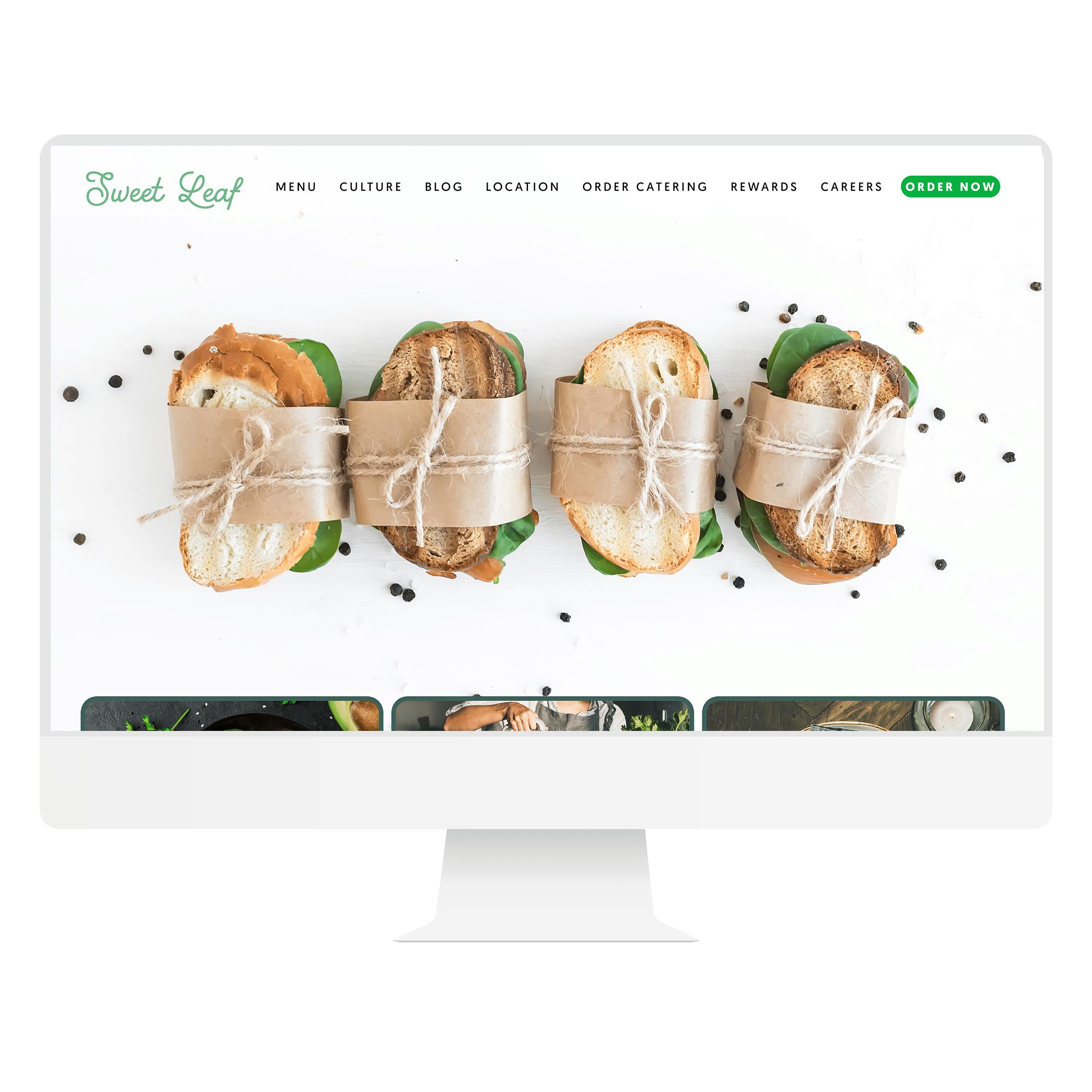 E-commerce membership website design preview